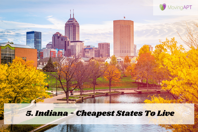 Indiana - Cheapest States To Live