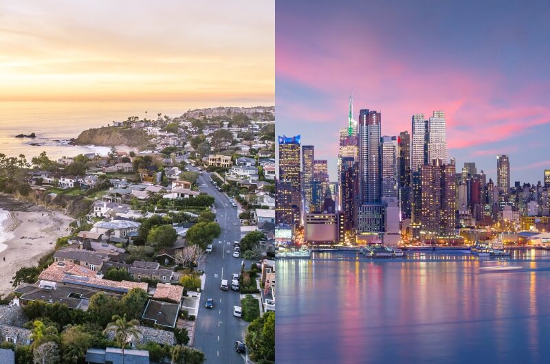 Moving From California to New York Movers, Costs, and Benefits