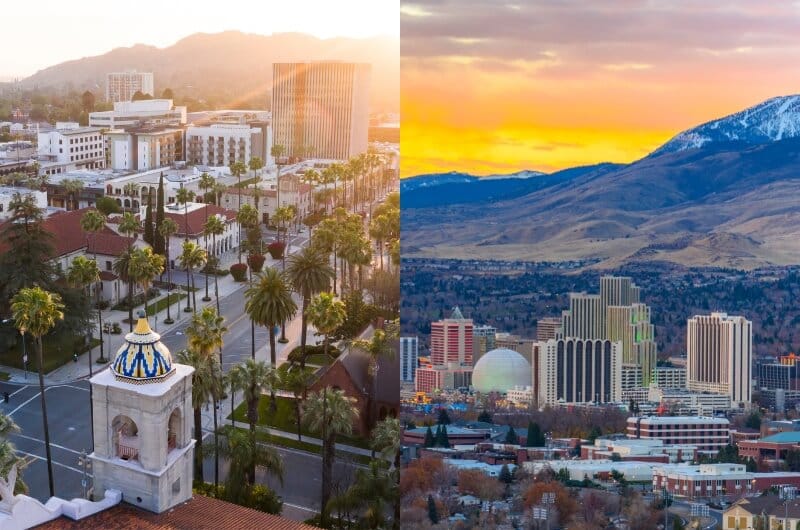 Moving From California to Nevada Movers, Costs, and Benefits