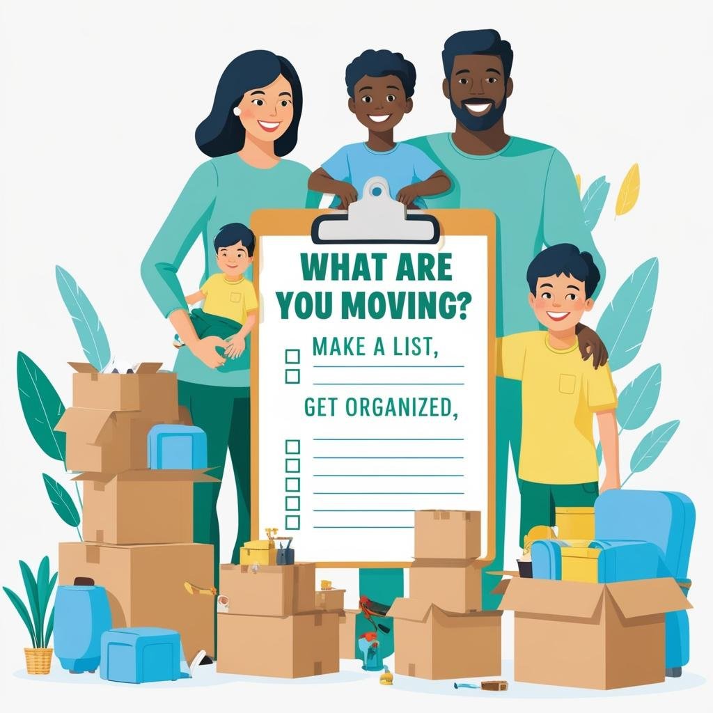 What are You Moving Make a List, Get Organized