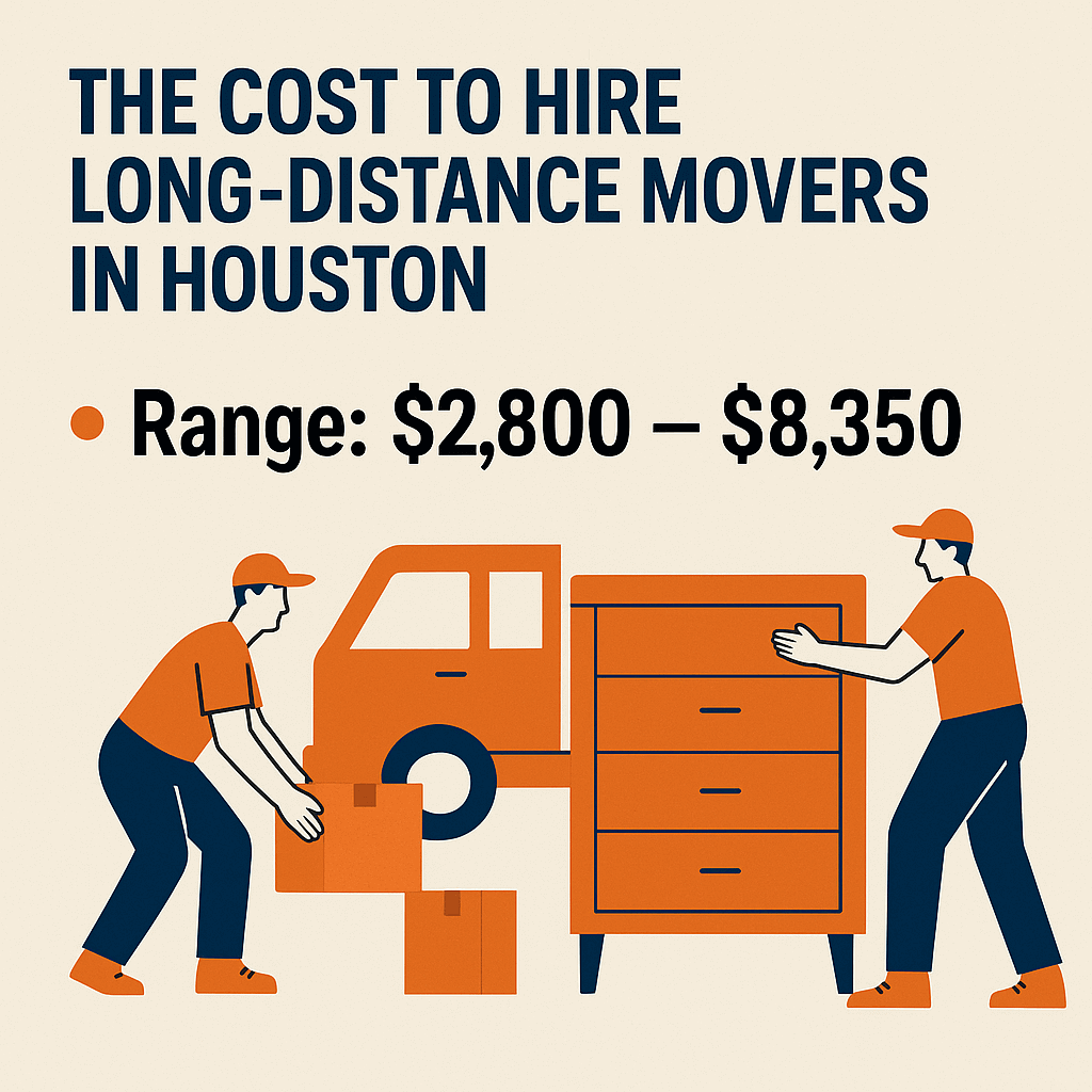 The Cost to Hire Long Distance Movers in Houston