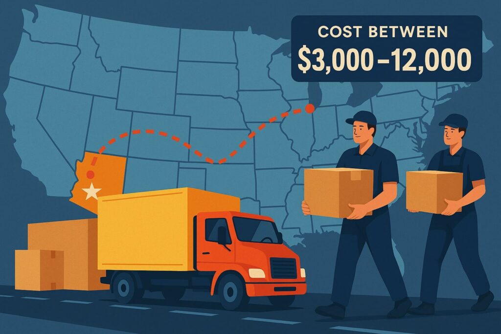 How much does it cost to cross country movers in Phoenix