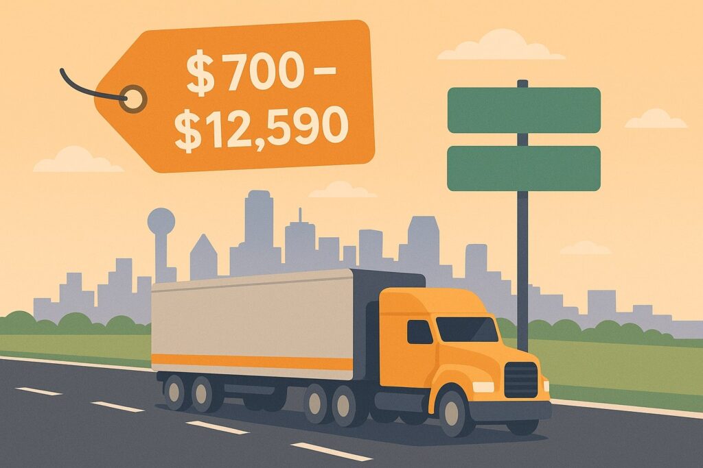 The Cost of Long Distance Moving in Dallas